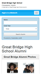 Mobile Screenshot of greatbridgehighschool.org